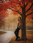 The 'Flâneuse' Cropped Faux Fur Jacket