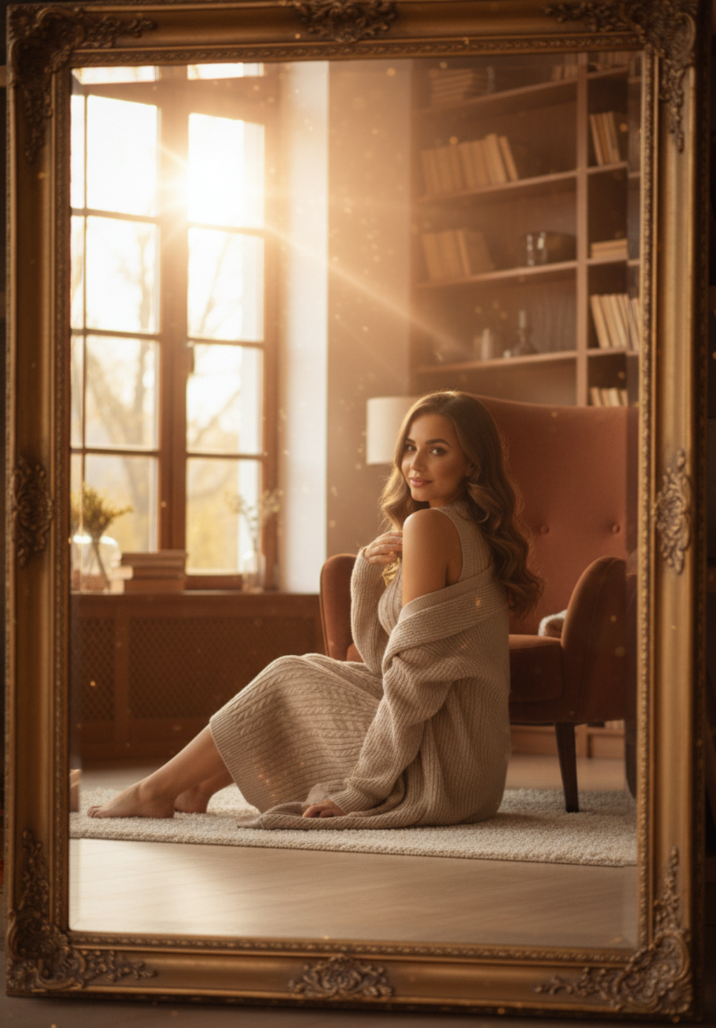 The 'Étreinte' Knit Dress & Cardigan Set