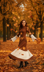 The 'Poésie' Colour Block Knit Dress