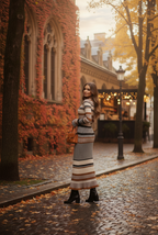 The 'Roman' Textured Knit Midi Dress