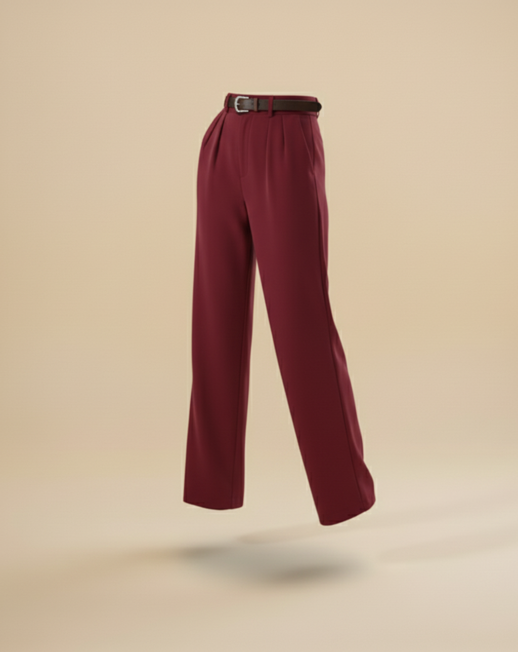The 'Allure' Belted Wide-Leg Trousers